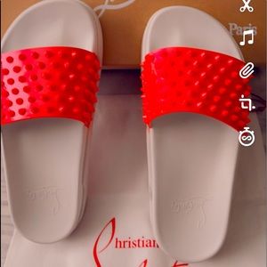 Christian louboutin slides